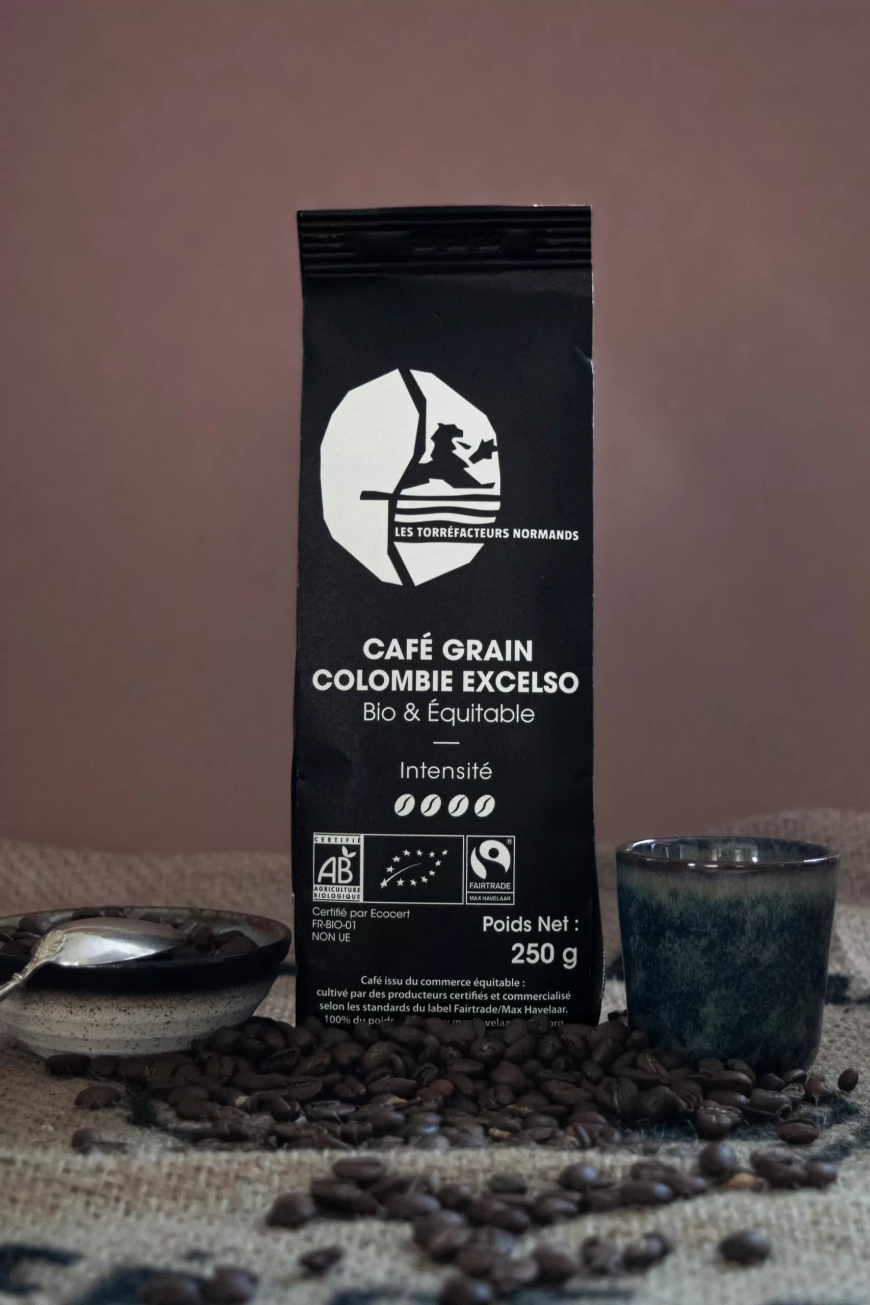 KAFFEE KOLUMBIEN 250 G GANZE BOHNE