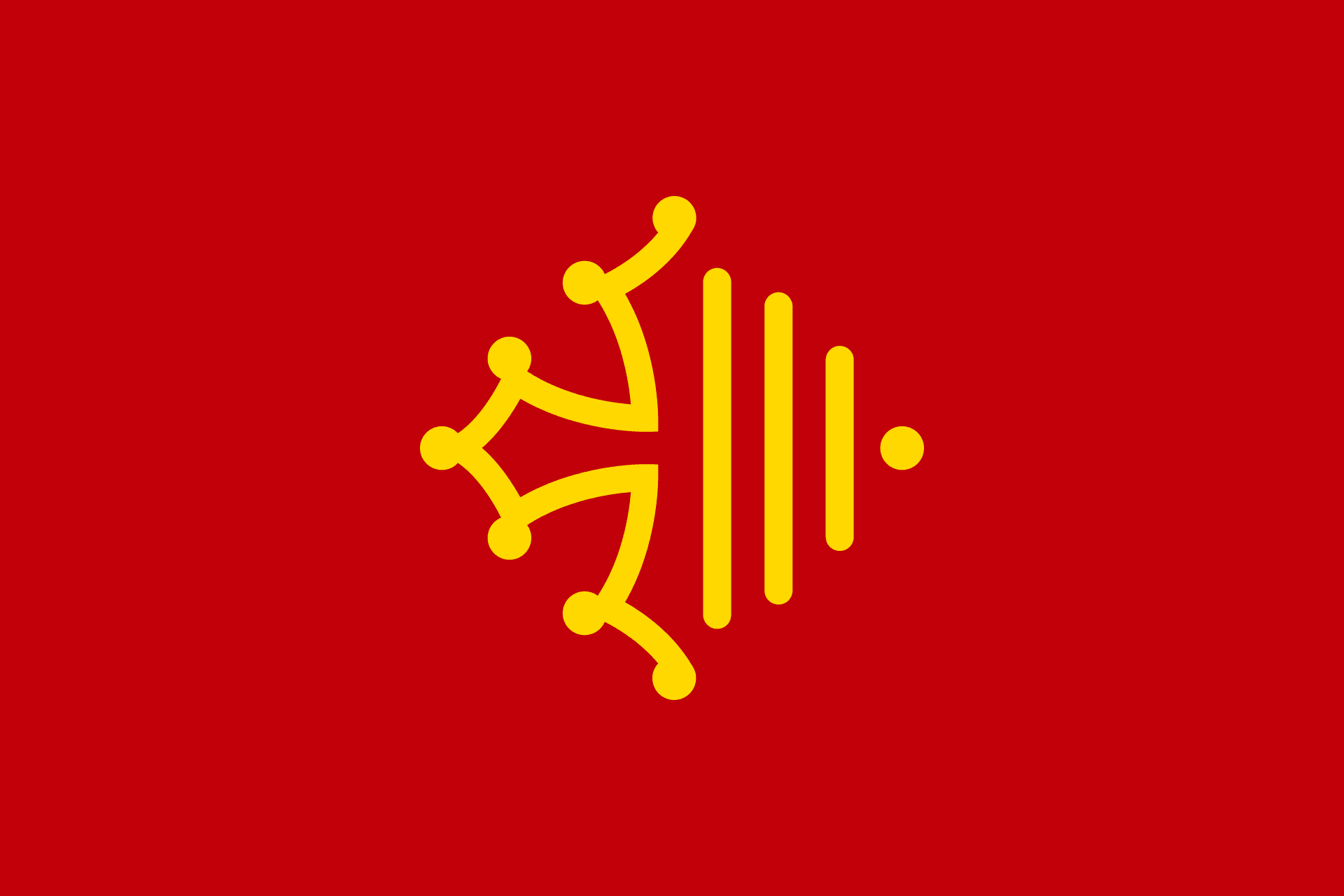 Flagge: Occitanie