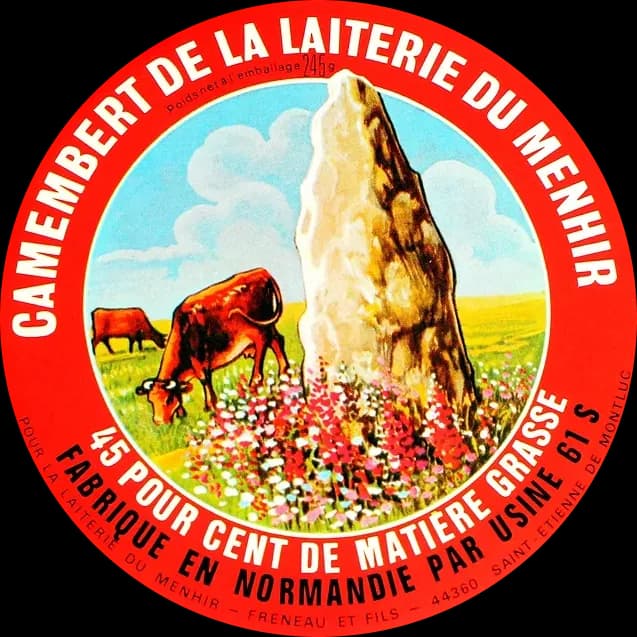 Kouer-Logo in Camembert-Form