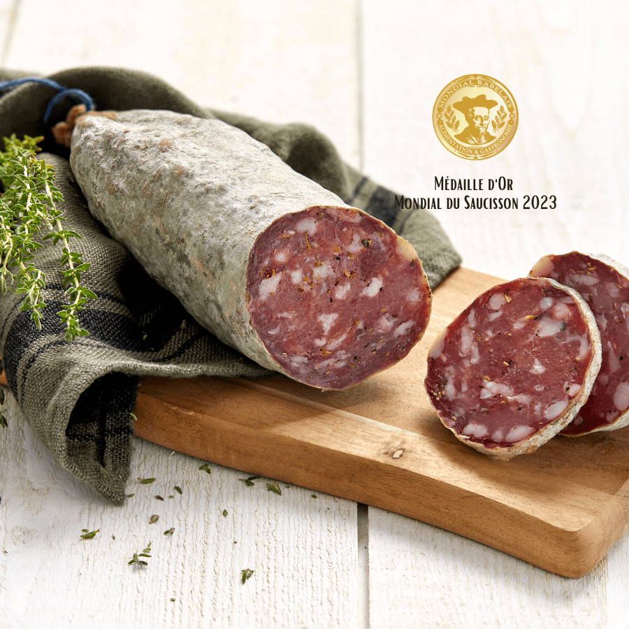 Saucisson sec mit Kräutern der Provence