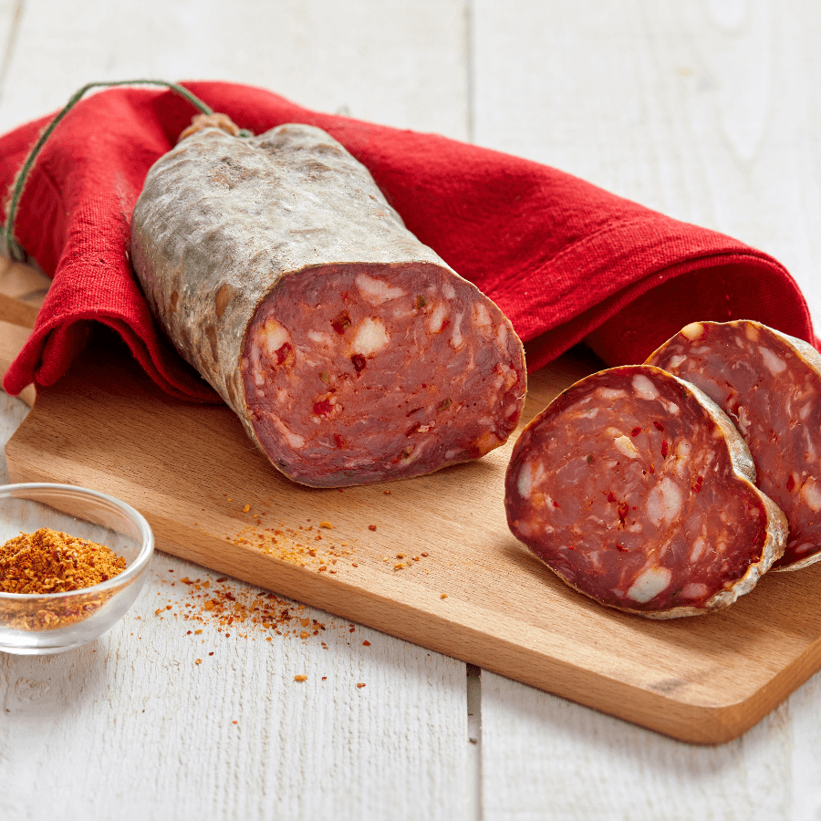 Saucisson sec mit Piment d'Espelette