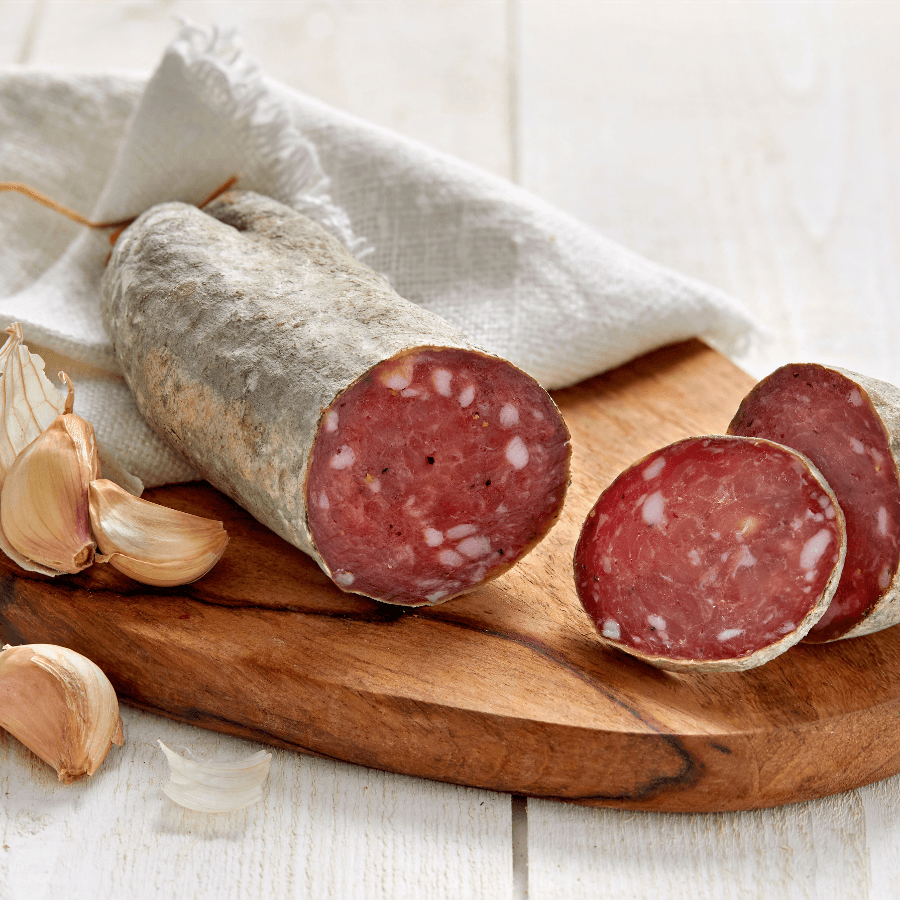 Saucisson sec mit Knoblauch