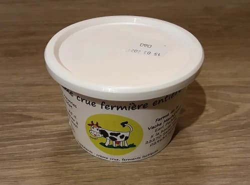 Rohmilchsahne vom Hof aus der Bretagne, 25 cl