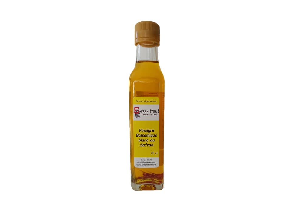 Weißer Balsamico-Essig mit Safran
