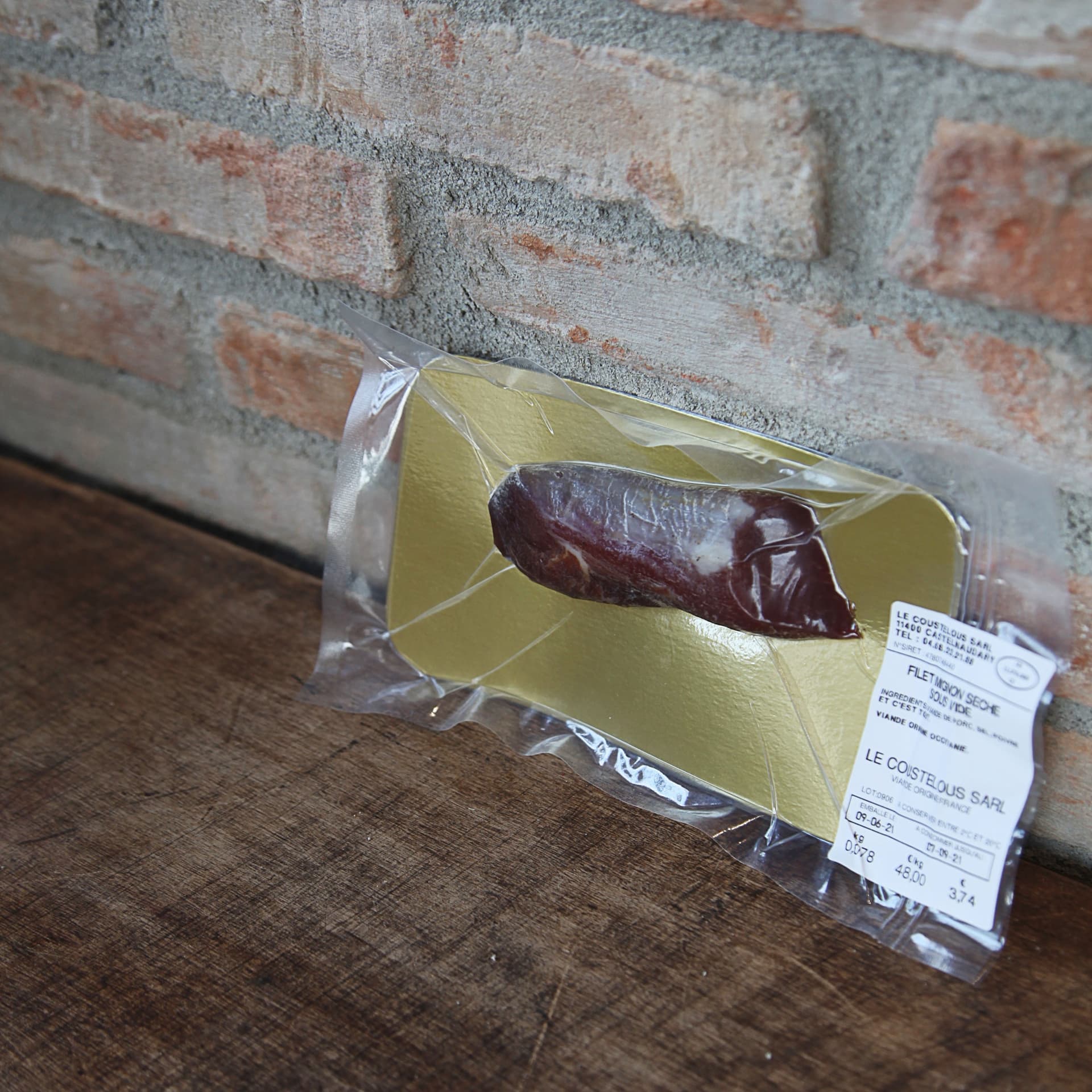 Getrocknetes Schweinefilet