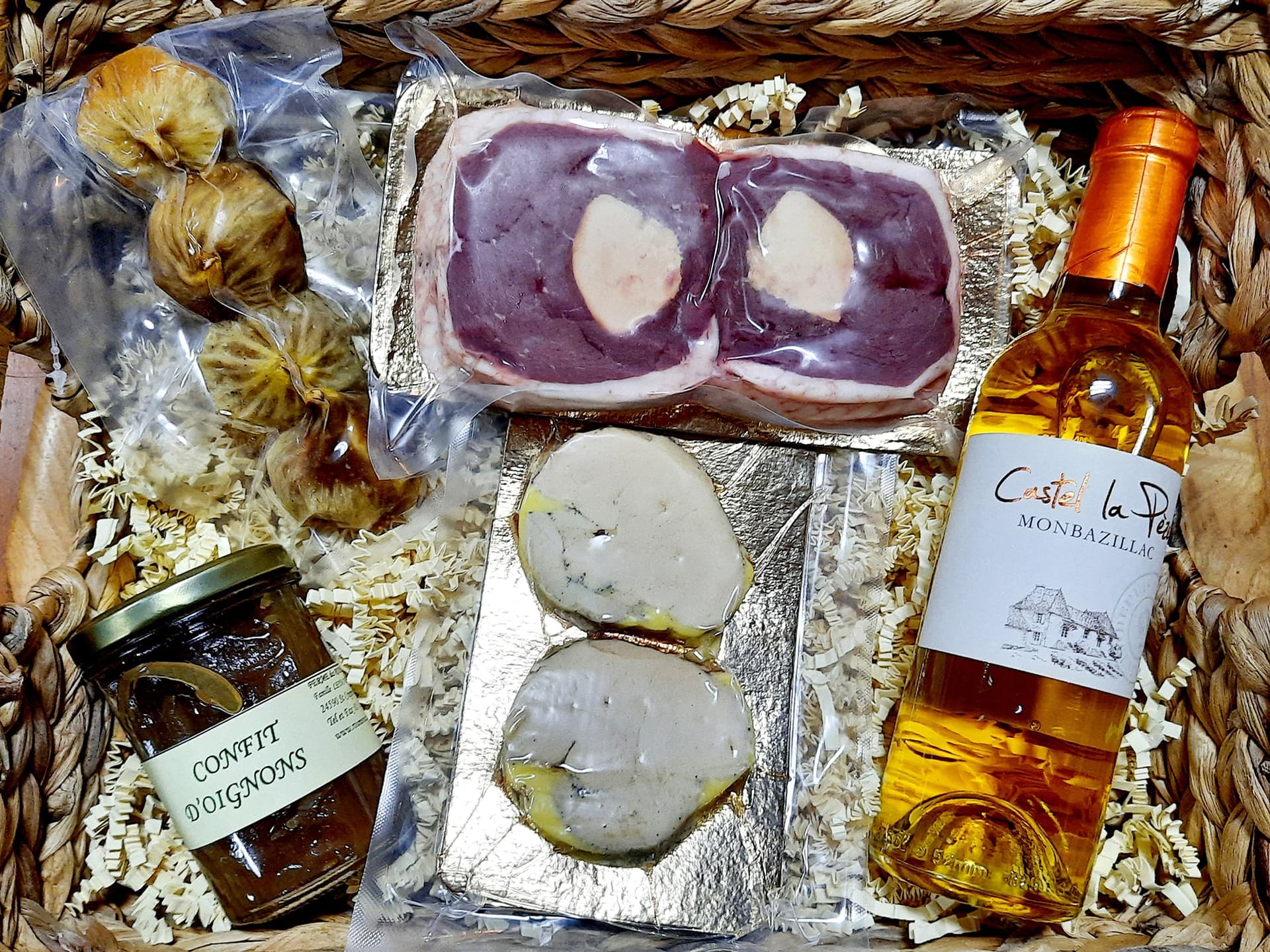 Geschenkbox Foie gras und Feigen