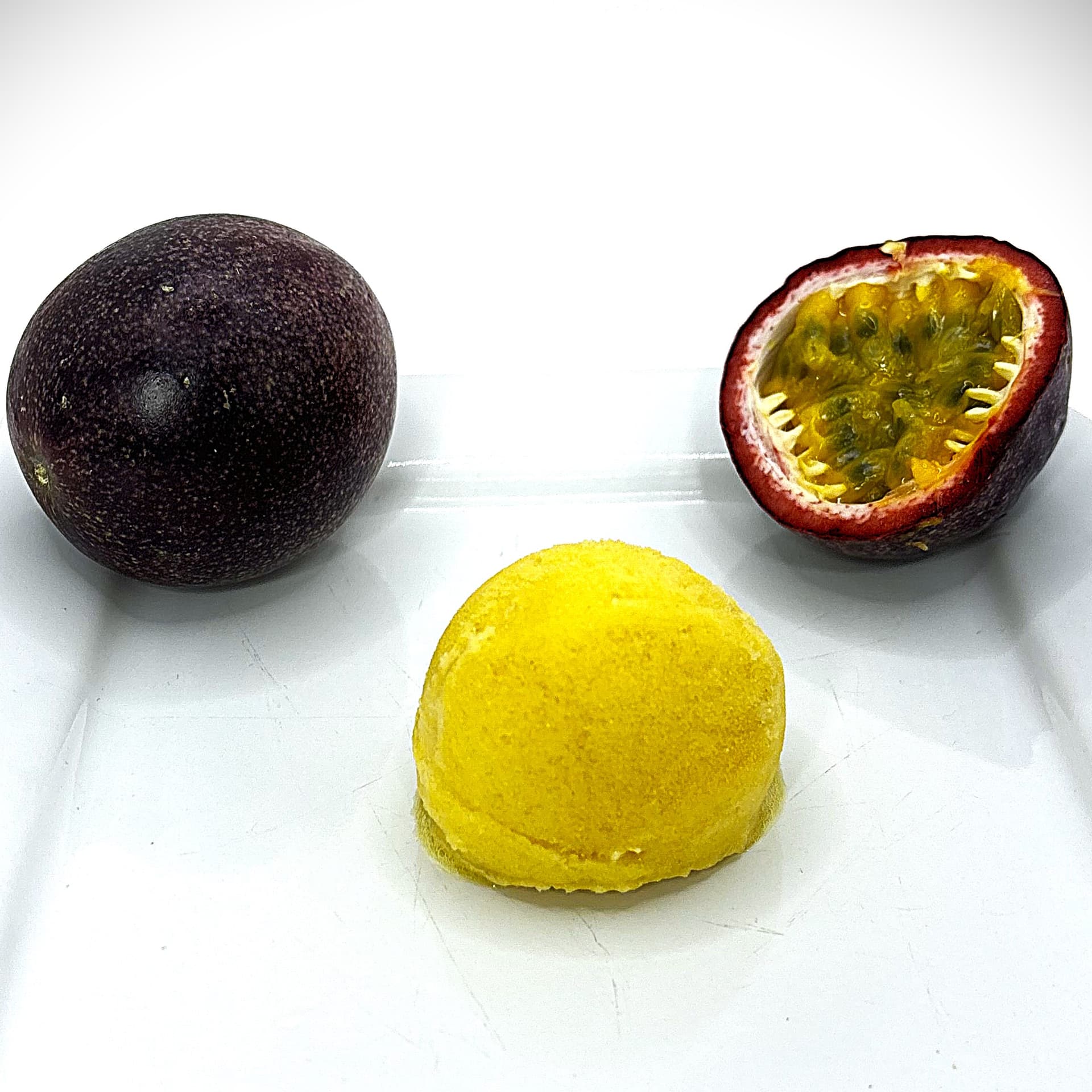 Passionsfrucht-Sorbet