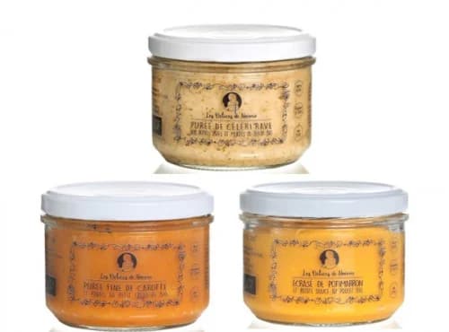 Sortiment mit 3 Bio-Babygläschen ab 8 Monaten: Knollensellerie, Karotte-Pastinake mit Einkorn & Hokkaido-Stampf, Foto 1 von 1