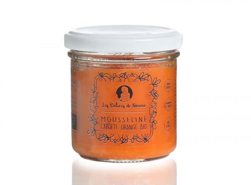 3er-Set Bio-Babygläschen ab 6 Monaten: Mousseline aus Karotte und Orange, Foto 1 von 1