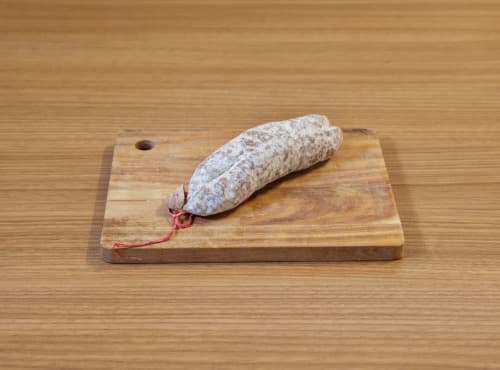 Saucisson sec aus dem Cantal mit Cahors-Wein