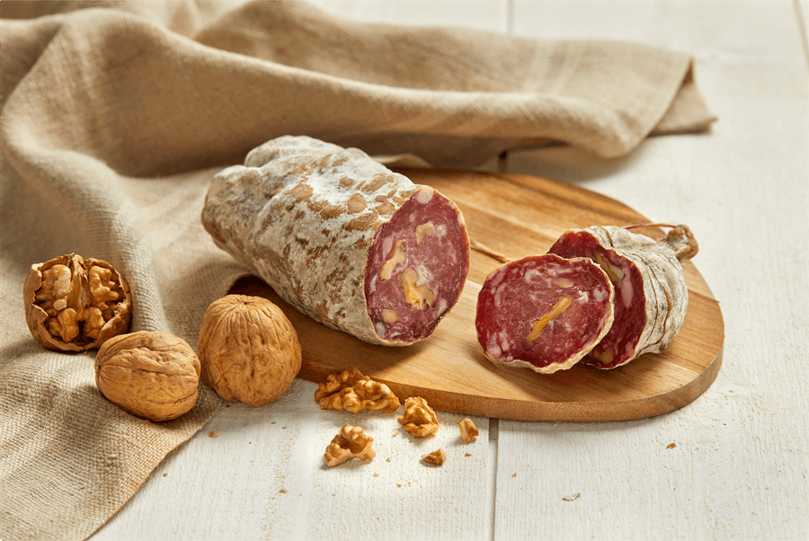 Saucisson sec mit Walnüssen, Foto 1 von 1
