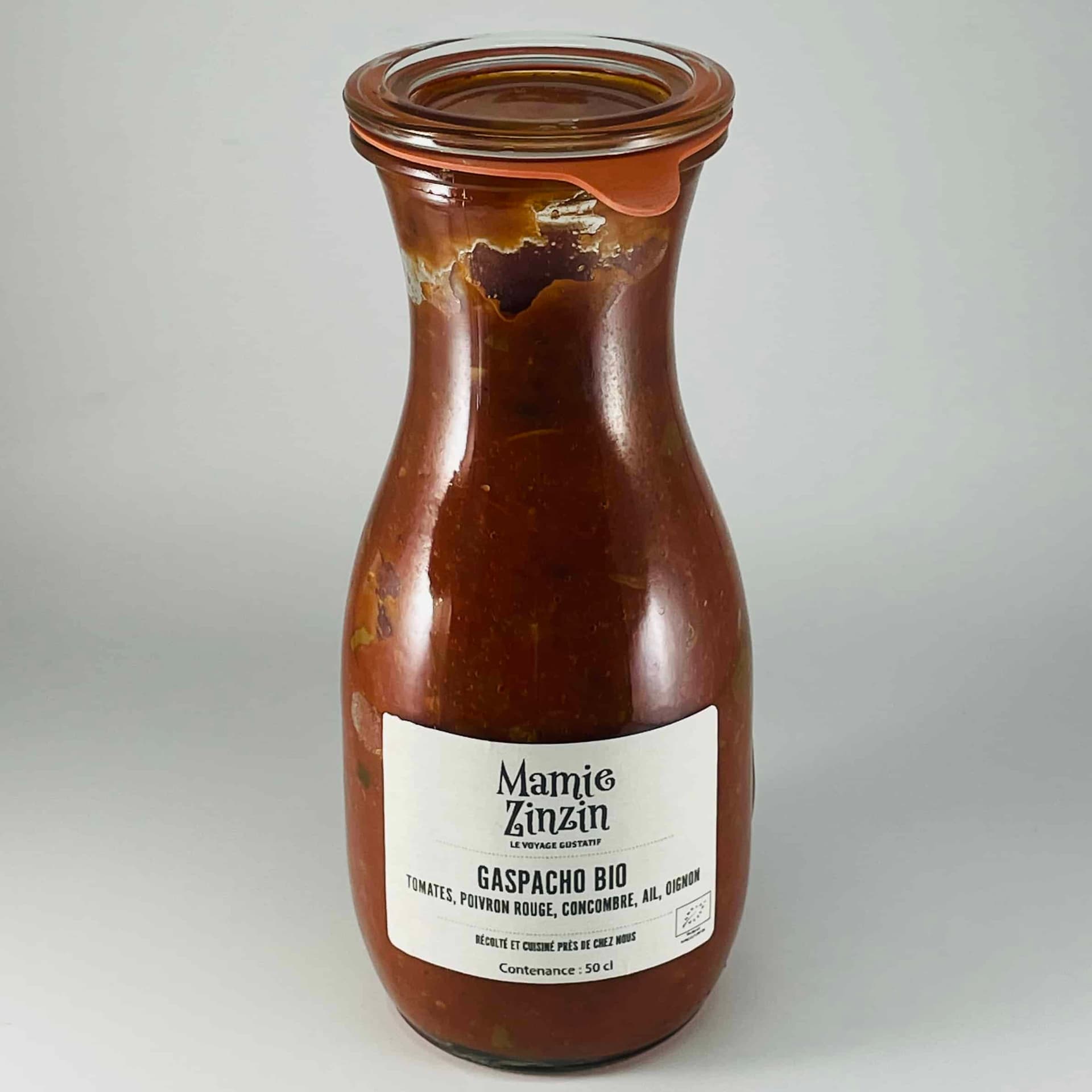Roter Bio-Gazpacho