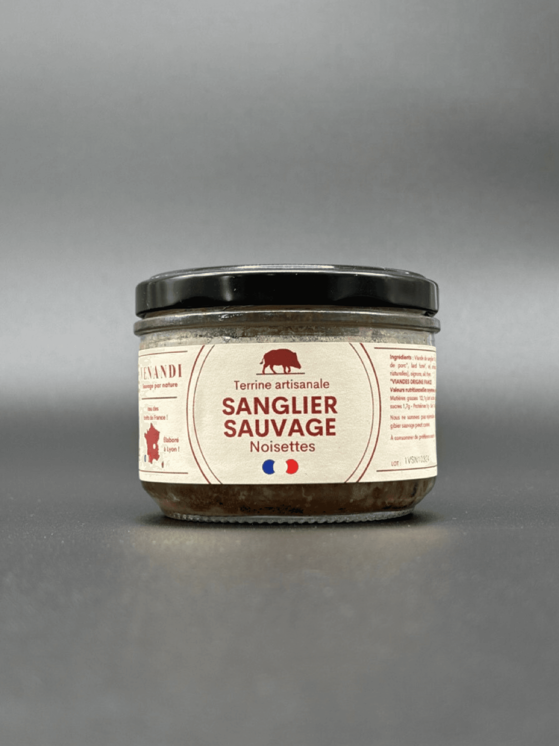 Terrine – Wildschwein 100 % französisch / Haselnüsse