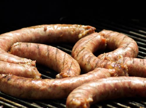 Wildschweinbratwurst