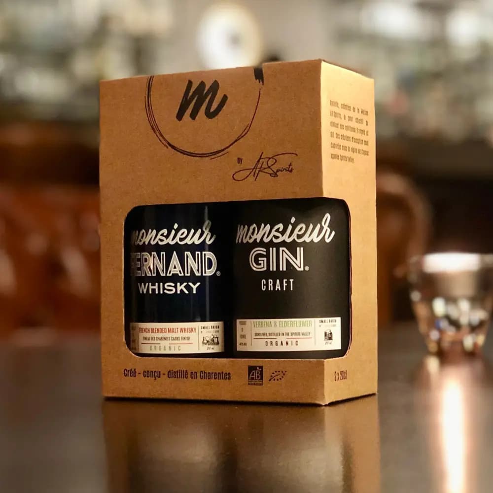 Geschenkbox Gin und Whisky