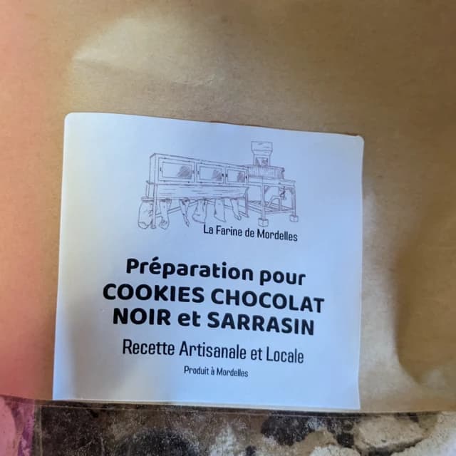 Backmischung für Cookies mit dunkler Schokolade und geröstetem Buchweizen, Foto 1 von 1