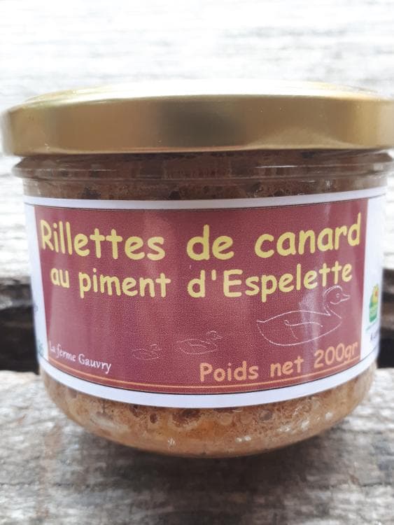 Enten-Rillettes mit Piment d’Espelette