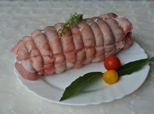 Lammschulter mit Foie-gras-Füllung